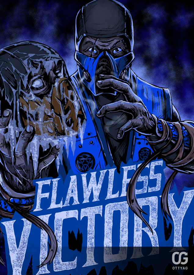 Flawless Victory Mortal Kombat Art Print for Sale by Dark-Machine