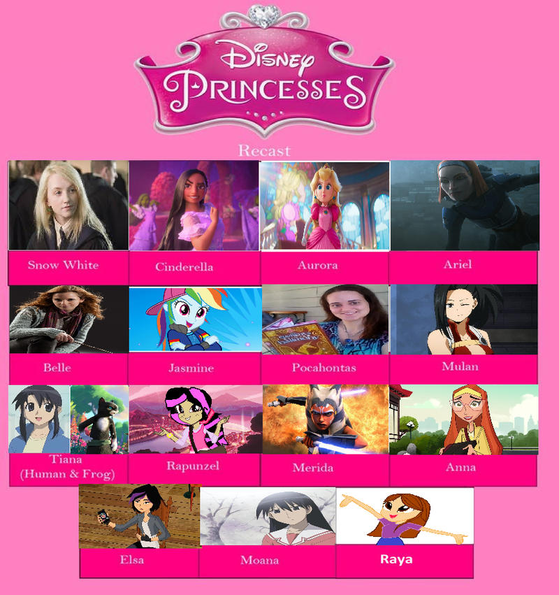 Princess Comedy Actor Disney Princess Cast Meme (Max Jackson Style) by maxjacksonhk on DeviantArt