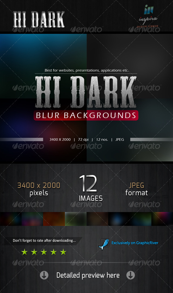 Hi Dark HD Blur Backgrounds