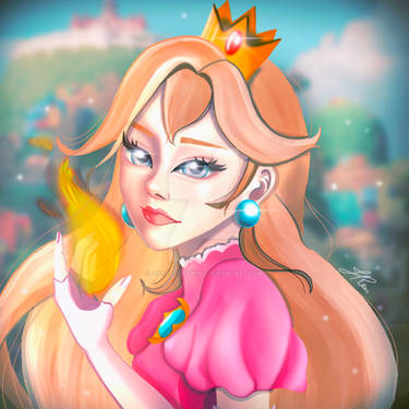 Princess Peach - Super Mario Bros by ConfusedSnowMan on DeviantArt