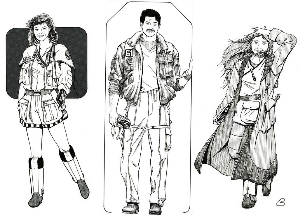Traveller Trio by RobCaswell