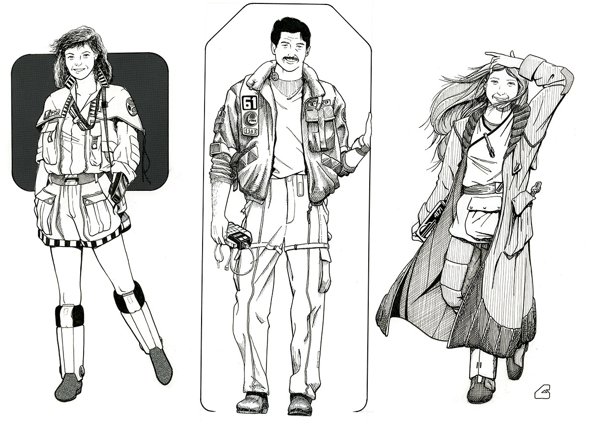 Traveller Trio by RobCaswell