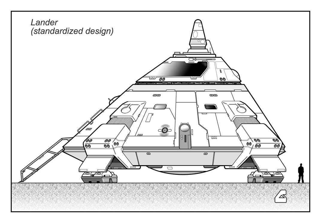 Ringworld RPG Lander by RobCaswell on DeviantArt