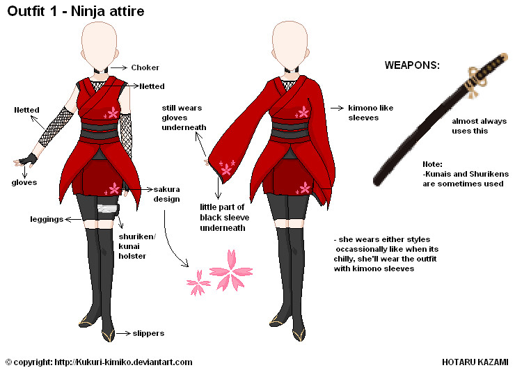 Anime Ninja Outfit