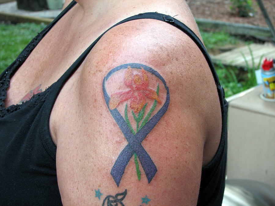 Alzheimer's Awareness tattoo