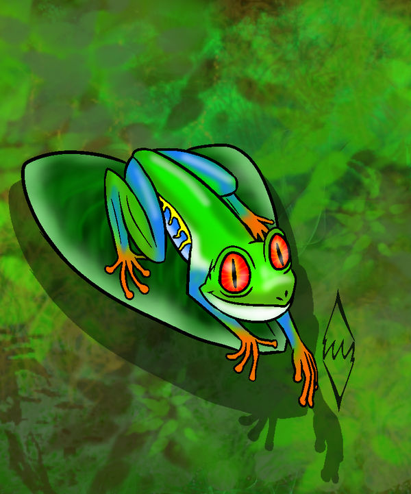 Tree Frog Oc Treefrog DDC by BlueEvelyn on DeviantArt