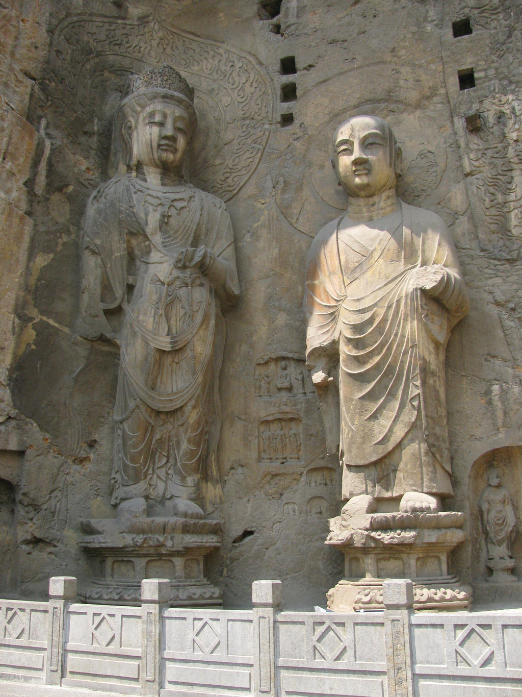 Buddhist Sages, Longmen Grotto