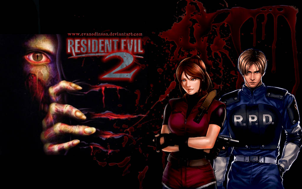 Resident Evil 2 Claire and Leon by EvanOdinson