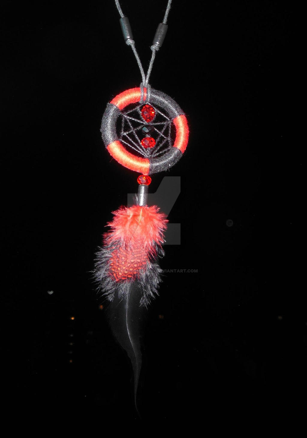 Pendant Dreamcatcher ~blood drops~