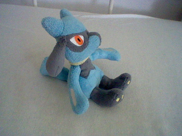 Riolu plushie side by Kynimfan1 on DeviantArt