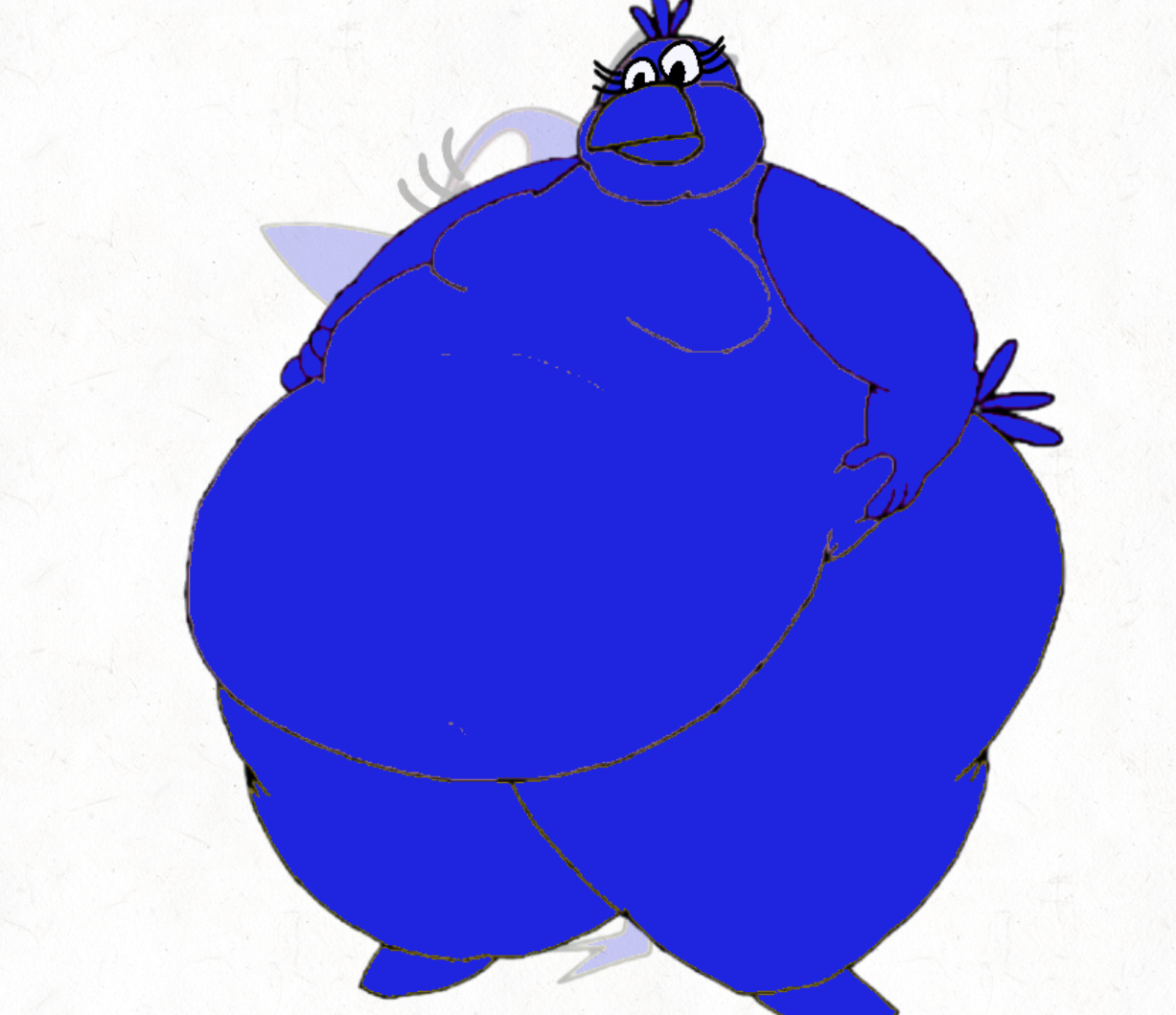 Bird Inflation Deviantart Opila bird blueberry inflation 4 by Dragonhorror on DeviantArt