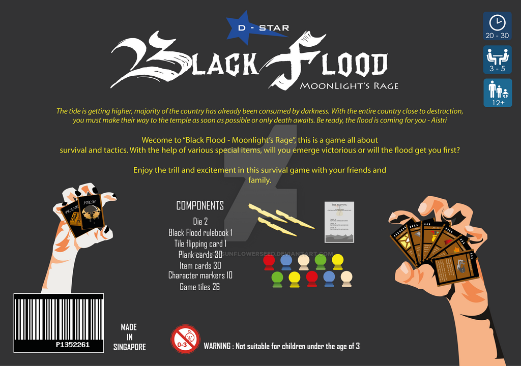 Black Flood Board Game 2 by Dragonsunflowerseed on DeviantArt