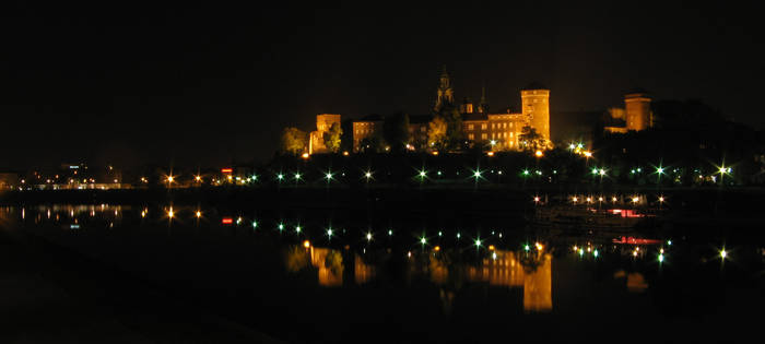 Cracow at night 1