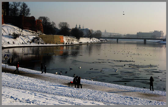 Wisla in winter