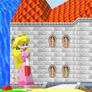 Princess Peach going Barefoot at her Castle