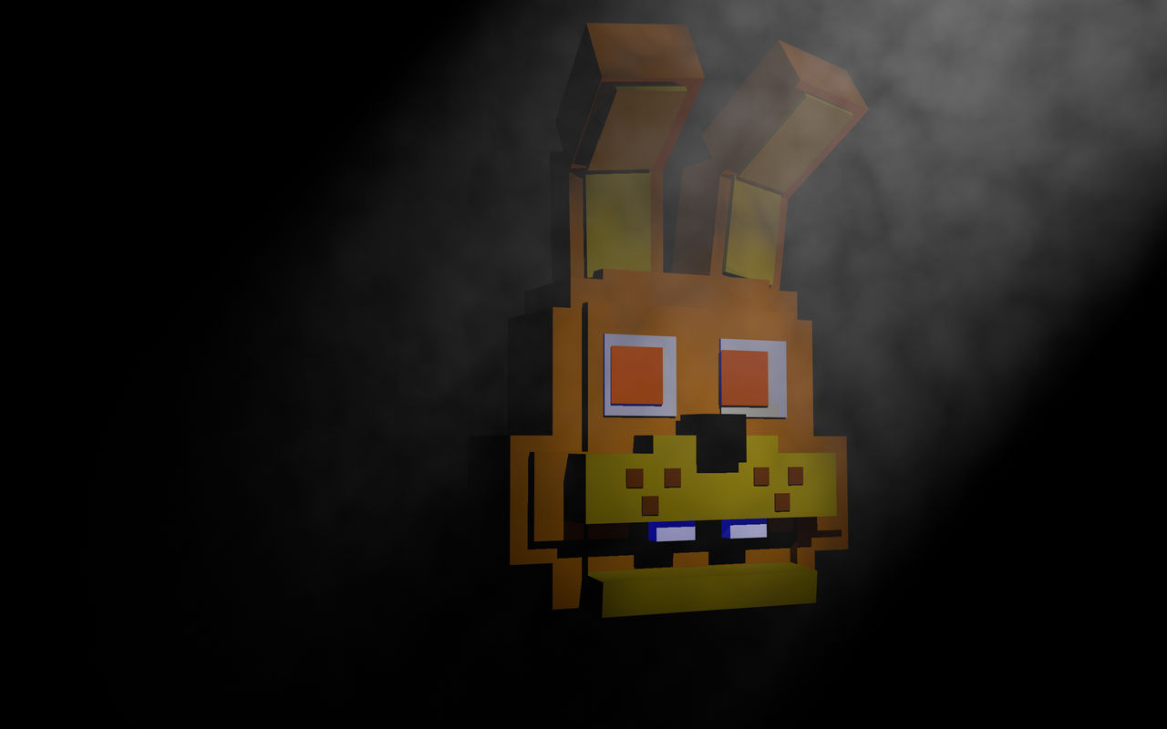 16 Bit Springbonnie springbonnie 8 bit head by errorspringirl on DeviantArt