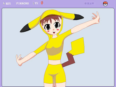 PKM Gijinka Pikachu