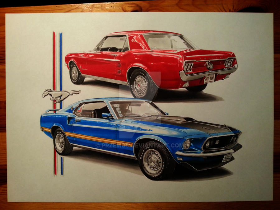 '67 coupe and '69 Mach1