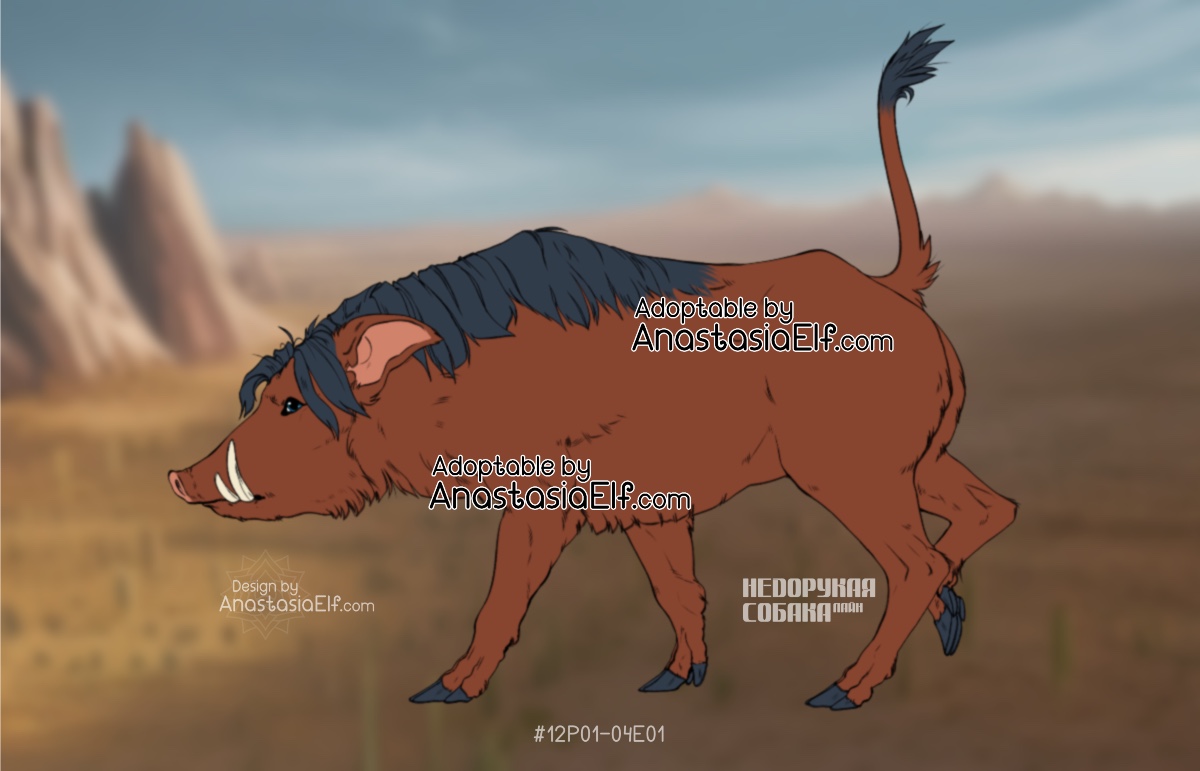 Boar Monkey Deviantart Wild boar adoptables reminder by AnastasiaElf on DeviantArt