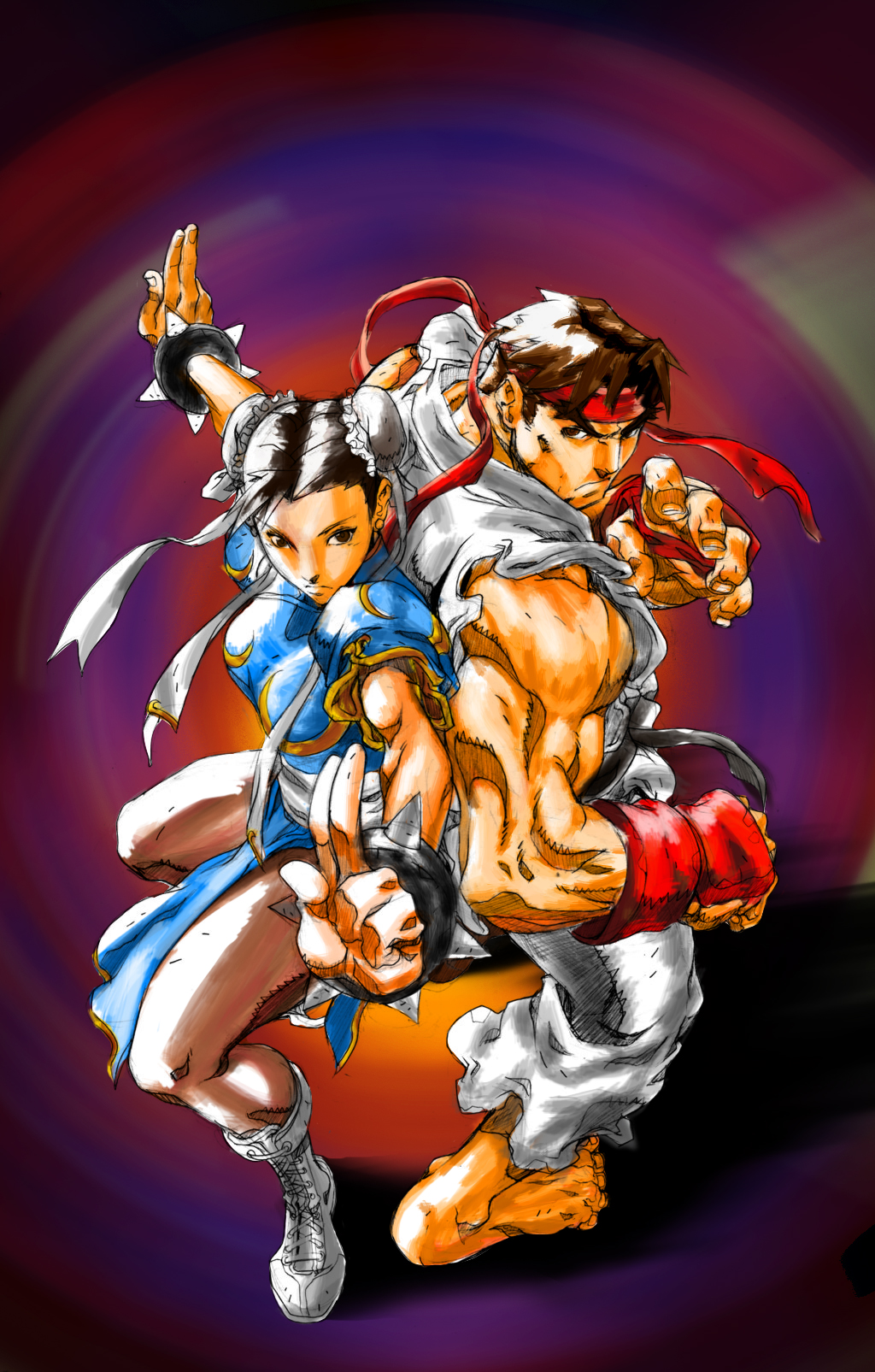 SFII - Ryu and Chun Li Final