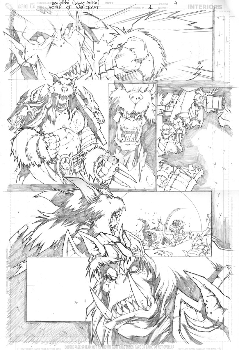 Warcraft comics1 pencils 4