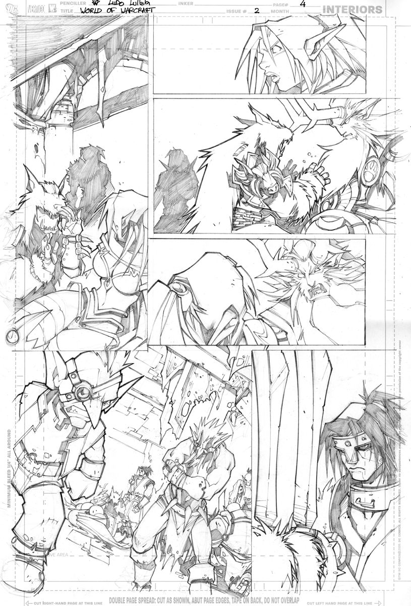 Warcraft comics2 pencils 4