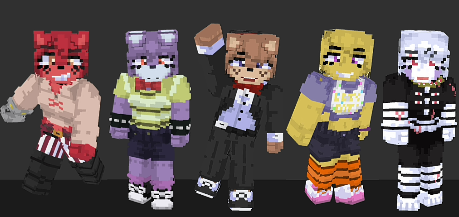 Minecraft: Pocket Edition Roblox Five Nights At Freddy's Skin PNG