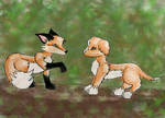 Coda Meets a Fox by DalSegno