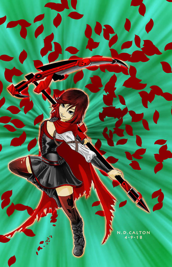 Ruby Rose On Rwby Deviantart RWBY Fanart - Ruby Rose by Daxanstudios on DeviantArt