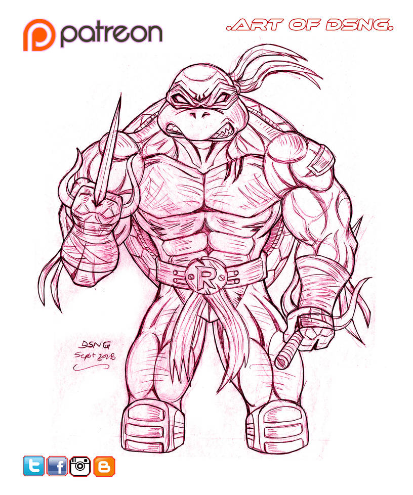 Raphael pose 1 - TMNT by DSNG on DeviantArt