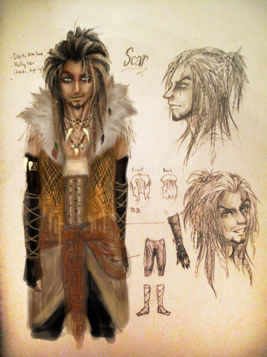 Scar Form Basic Scar_'Human form' by machui826 on DeviantArt
