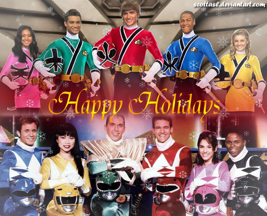 Happy Holiday from Power Rangers by LegendofPowerRangers on DeviantArt