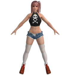 DOA5LR - Denim Shorts - Honoka for XPS