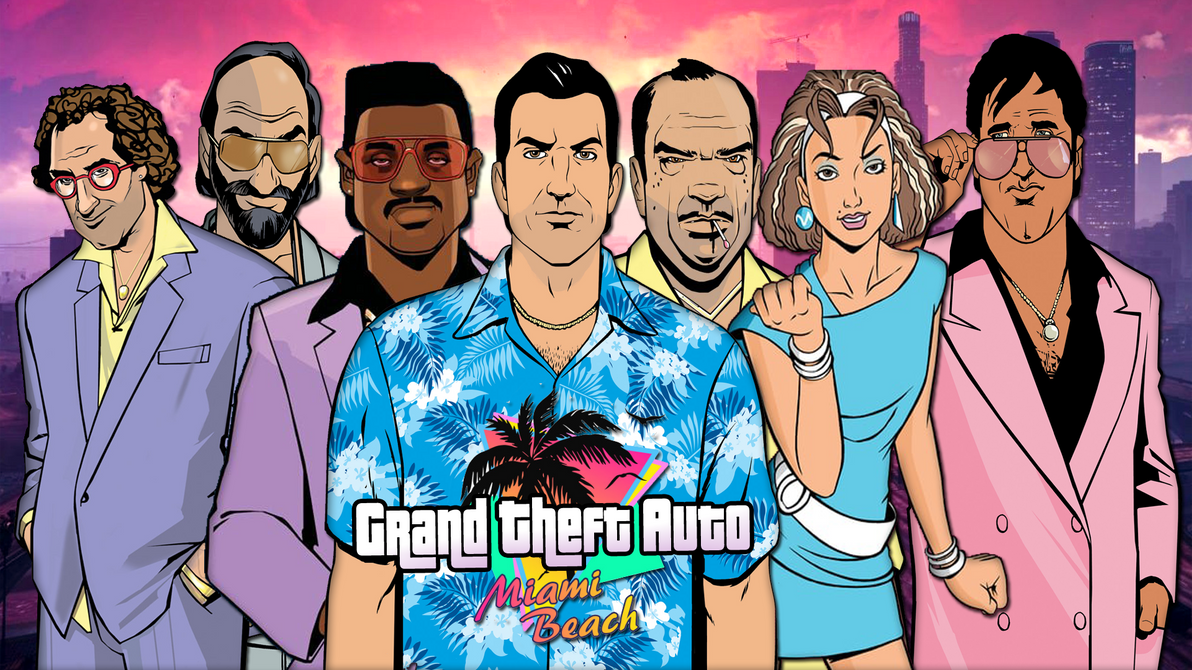 GTA VC Logo Remastered copy by HuzaifaHK on DeviantArt