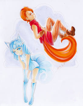 Ice N Fire Human Vulpix 