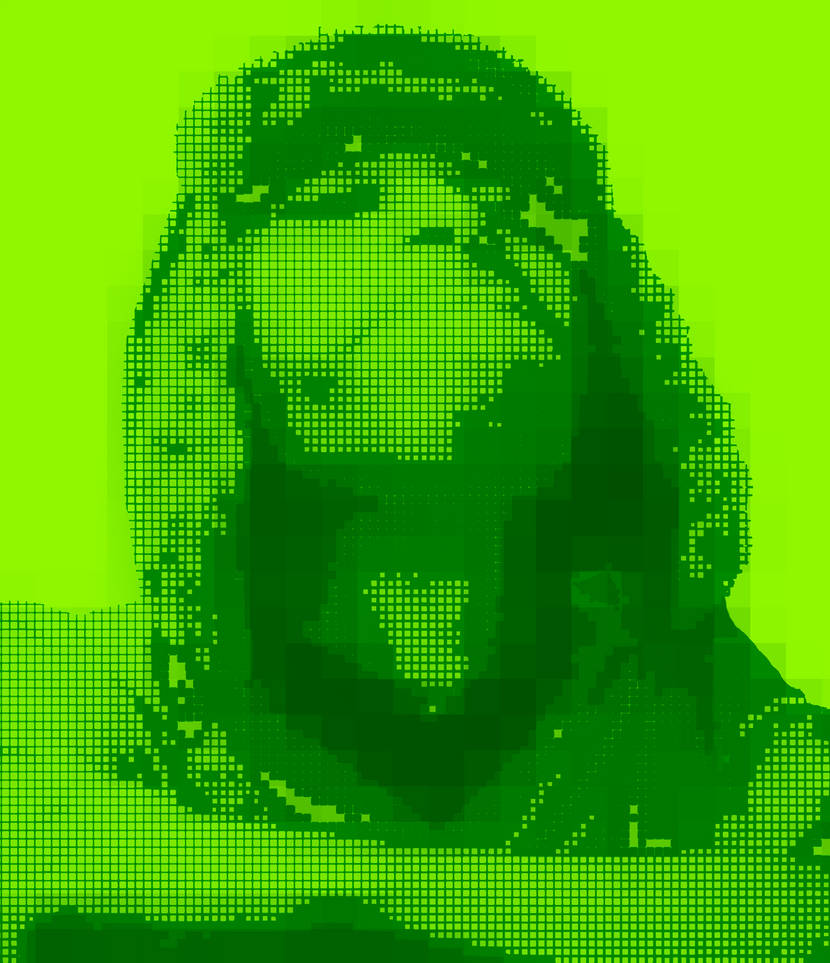 Code Matrix Portrait Dot Matrix Portrait by supraXchris on DeviantArt