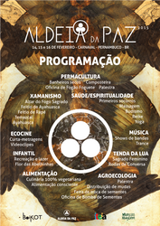 cartaz Aldeia da Paz