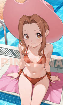Mimi At The Swimming Pool /OPEN/