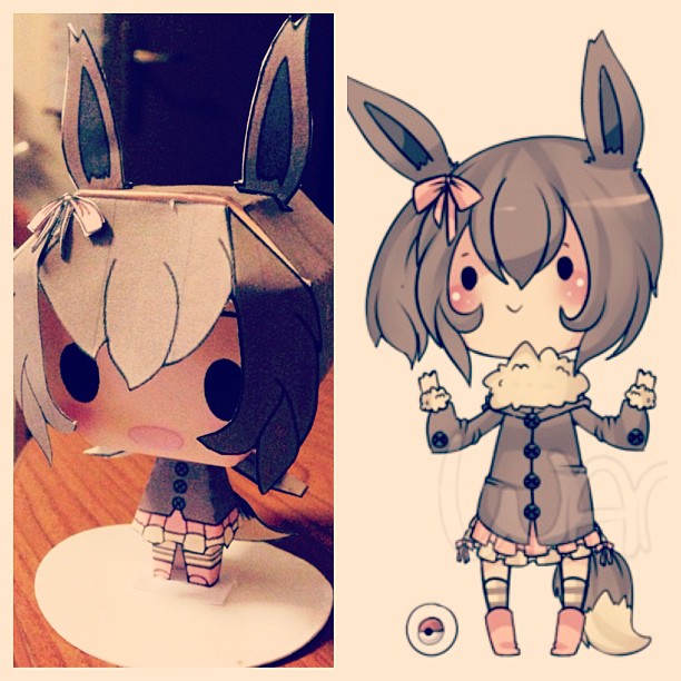 Eevee papercraft! by AnticChii on DeviantArt