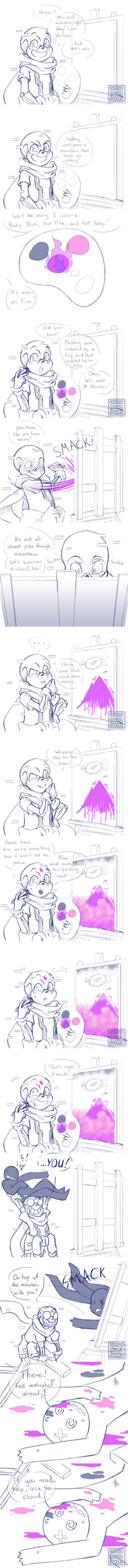 Short comic - Inspirational Template by Unu-Nunium