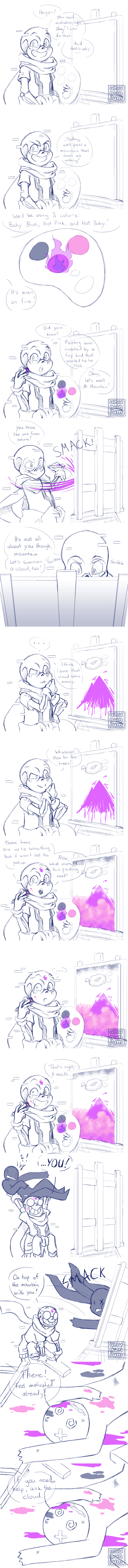 Short comic - Inspirational Template by Unu-Nunium