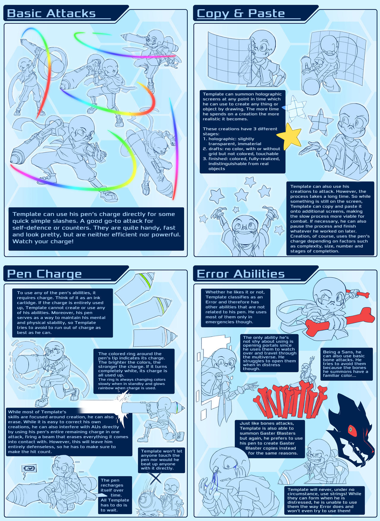 Character Combat Build Examples Template's Combat Abilities by Unu-Nunium on DeviantArt
