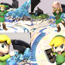 Young Link and Toon Link Swapped Victory Poses