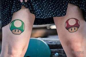 Super Mario Bross Tatto