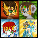 Masks and crowns by hkepoetry