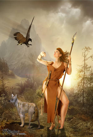 Golden Eagle Warrior by TL-Designz Golden Eagle Warrior by TL-Designz