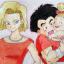 Krillin and his family