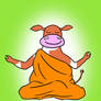 Meditating Cow