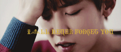 Chanyeol- I'll never forget you