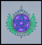 Leafy Pentacle by PoisonAlice